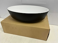 Qisani - bicolour oval - waskom 47 x 31 cm - afbeelding 4 van  5