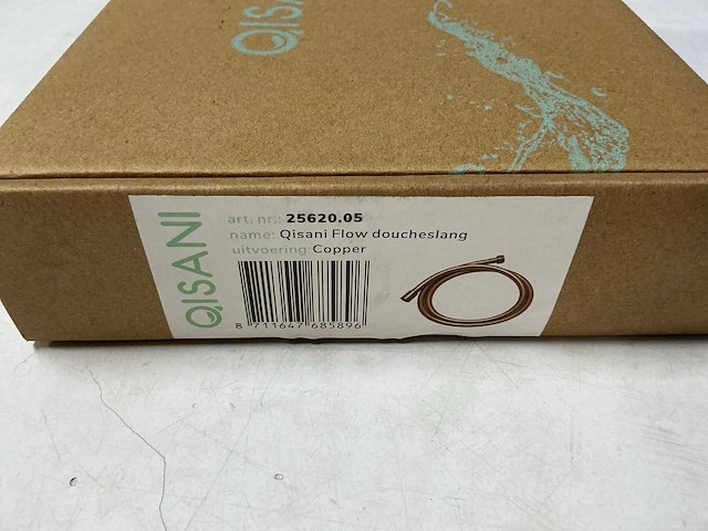 Qisani - flow - anti-twist doucheslang - copper 150 cm - afbeelding 3 van  4