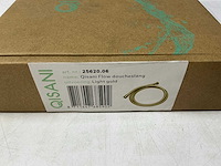 Qisani - flow - anti-twist doucheslang - gold 150 cm - afbeelding 3 van  4