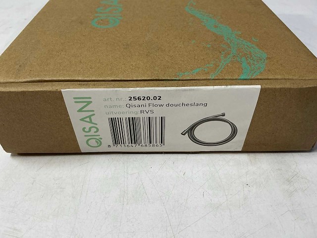 Qisani - flow - anti-twist doucheslang - rvs 150 cm - afbeelding 1 van  4