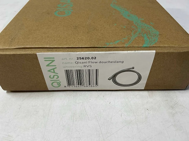 Qisani - flow - anti-twist doucheslang - rvs 150 cm - afbeelding 3 van  4