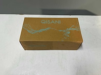 Qisani - flow - badplug en vulcombinatie - gun metal - afbeelding 4 van  4