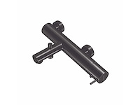 Qisani - flow - badthermostaat - gun metal - afbeelding 1 van  1
