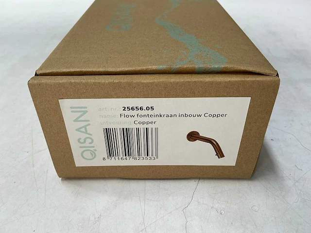 Qisani - flow - fonteinkraan inbouw - copper - afbeelding 3 van  4