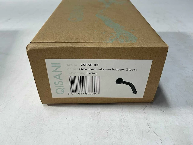 Qisani - flow - fonteinkraan inbouw - zwart - afbeelding 3 van  4