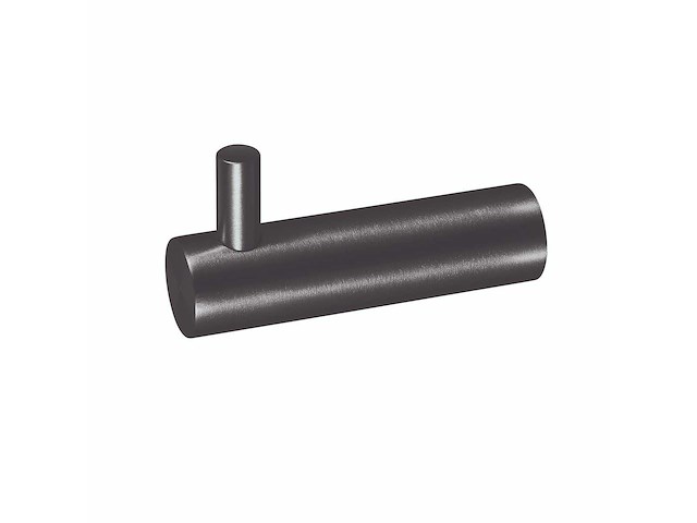 Qisani - flow - handdoekhaak - gun metal - afbeelding 1 van  2