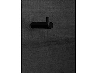 Qisani - flow - handdoekhaak - zwart - afbeelding 3 van  3