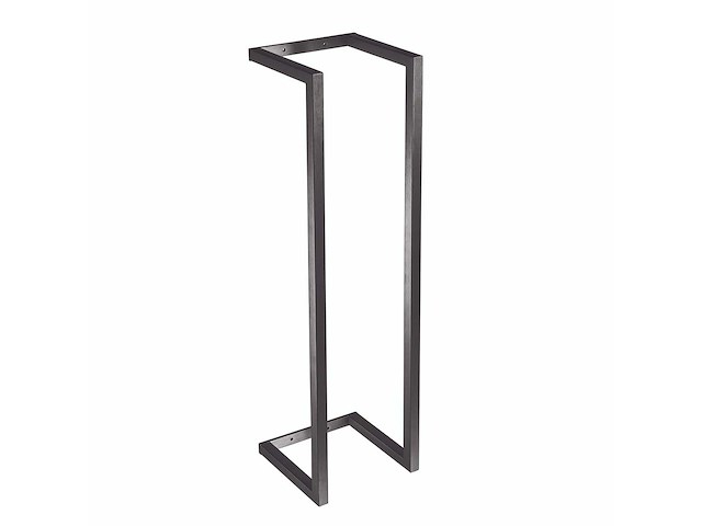 Qisani - flow - handdoekhouder - gun metal - afbeelding 1 van  2