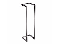 Qisani - flow - handdoekhouder - gun metal - afbeelding 1 van  4