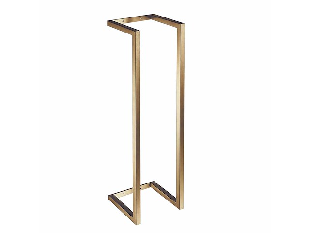 Qisani - flow - handdoekhouder - light gold - afbeelding 1 van  4