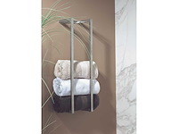 Qisani - flow - handdoekhouder - rvs - afbeelding 2 van  2