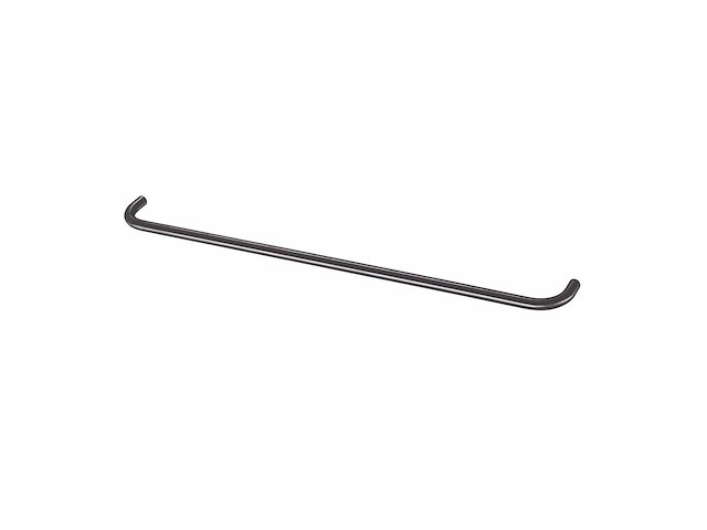 Qisani - flow - handdoekrek - gun metal 60 cm - afbeelding 1 van  5