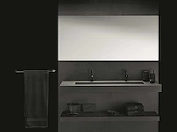 Qisani - flow - handdoekrek - gun metal 60 cm - afbeelding 2 van  5