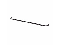 Qisani - flow - handdoekrek - zwart 60 cm - afbeelding 1 van  2