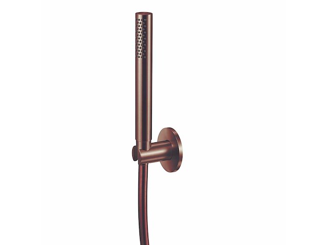 Qisani - flow - handdouche met houder en slang - copper - afbeelding 1 van  4