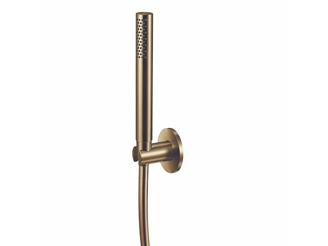 Qisani - flow - handdouche met houder en slang - gold - afbeelding 1 van  4
