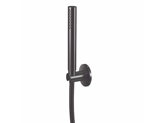 Qisani - flow - handdouche met houder en slang - gun metal - afbeelding 1 van  4