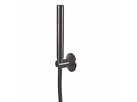 Qisani - flow - handdouche met houder en slang - gun metal - afbeelding 1 van  4