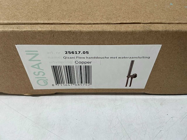 Qisani - flow - handdouche met wateraansluiting - copper - afbeelding 3 van  4