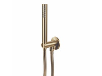 Qisani - flow - handdouche met wateraansluiting - light gold - afbeelding 1 van  4