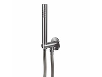 Qisani - flow - handdouche met wateraansluiting - rvs - afbeelding 1 van  2