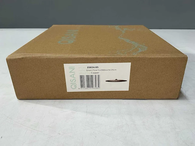Qisani - flow - hoofddouche - copper 25 cm - afbeelding 2 van  3