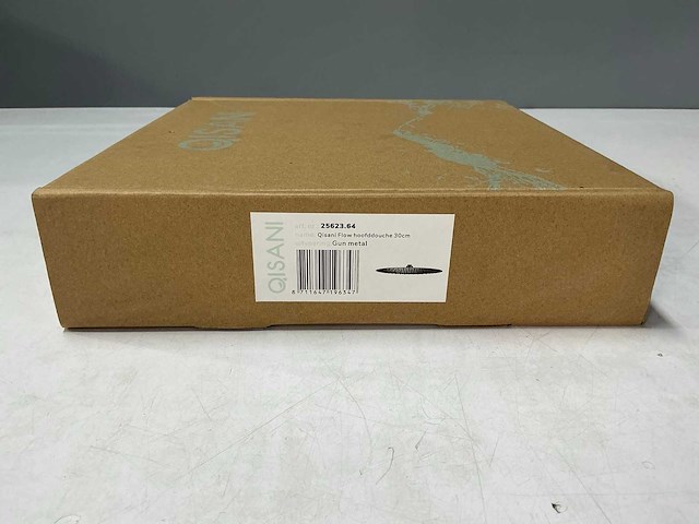 Qisani - flow - hoofddouche - gun metal 30 cm - afbeelding 2 van  3