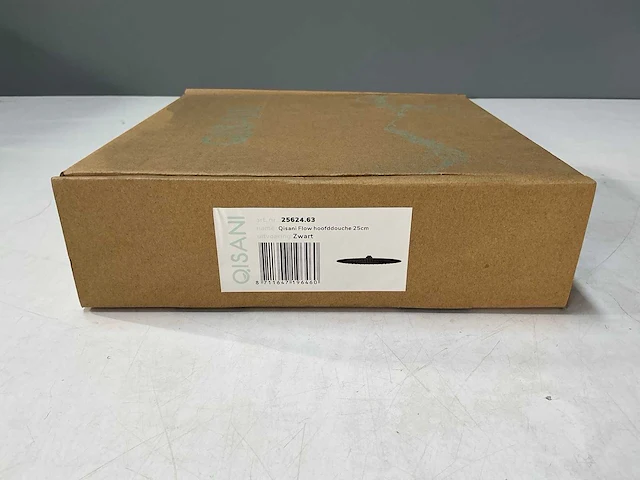 Qisani - flow - hoofddouche - zwart 25 cm - afbeelding 2 van  3
