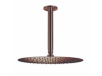 Qisani - flow - hoofddouche met plafondarm - copper 25 cm - afbeelding 1 van  2