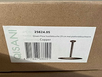 Qisani - flow - hoofddouche met plafondarm - copper 25 cm - afbeelding 3 van  4
