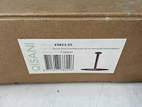 Qisani - flow - hoofddouche met plafondarm - copper 30 cm - afbeelding 3 van  4
