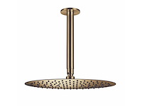 Qisani - flow - hoofddouche met plafondarm - gold 30 cm