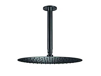 Qisani - flow - hoofddouche met plafondarm - gun metal 30 cm - afbeelding 1 van  4