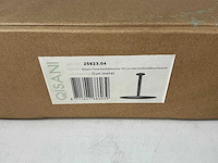 Qisani - flow - hoofddouche met plafondarm - gun metal 30 cm - afbeelding 3 van  4
