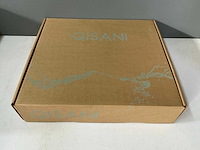 Qisani - flow - hoofddouche met plafondarm - gun metal 30 cm - afbeelding 4 van  4