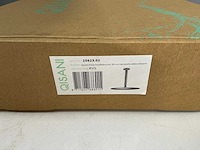 Qisani - flow - hoofddouche met plafondarm - rvs 30 cm - afbeelding 3 van  4