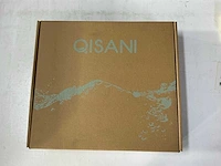 Qisani - flow - hoofddouche met plafondarm - zwart 25 cm - afbeelding 4 van  4