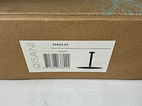 Qisani - flow - hoofddouche met plafondarm - zwart 30 cm - afbeelding 3 van  4