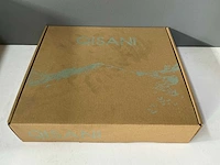 Qisani - flow - hoofddouche met plafondarm - zwart 30 cm - afbeelding 4 van  4