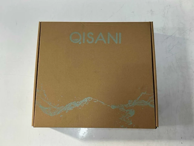Qisani - flow - hoofddouche met wandarm - gun metal 30 cm - afbeelding 4 van  4