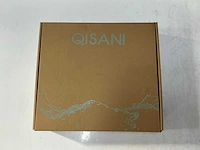 Qisani - flow - hoofddouche met wandarm - gun metal 30 cm - afbeelding 4 van  4