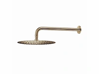 Qisani - flow - hoofddouche met wandarm - light gold 25 cm