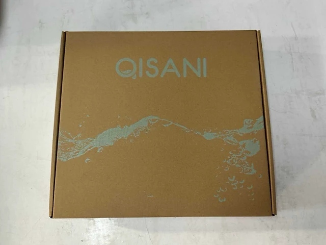 Qisani - flow - hoofddouche met wandarm - light gold 25 cm - afbeelding 4 van  4