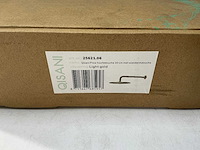 Qisani - flow - hoofddouche met wandarm - light gold 30 cm - afbeelding 3 van  4