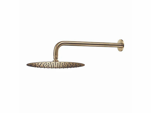 Qisani - flow - hoofddouche met wandarm - light gold 30 cm - afbeelding 1 van  4