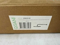 Qisani - flow - hoofddouche met wandarm - rvs 25 cm - afbeelding 3 van  4