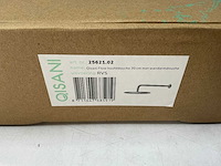 Qisani - flow - hoofddouche met wandarm - rvs 30 cm - afbeelding 3 van  4