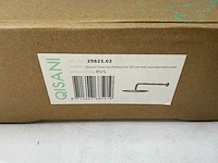 Qisani - flow - hoofddouche met wandarm - rvs 30 cm - afbeelding 3 van  4