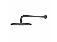 Qisani - flow - hoofddouche met wandarm - zwart 25 cm - afbeelding 1 van  4