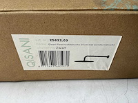 Qisani - flow - hoofddouche met wandarm - zwart 25 cm - afbeelding 3 van  4